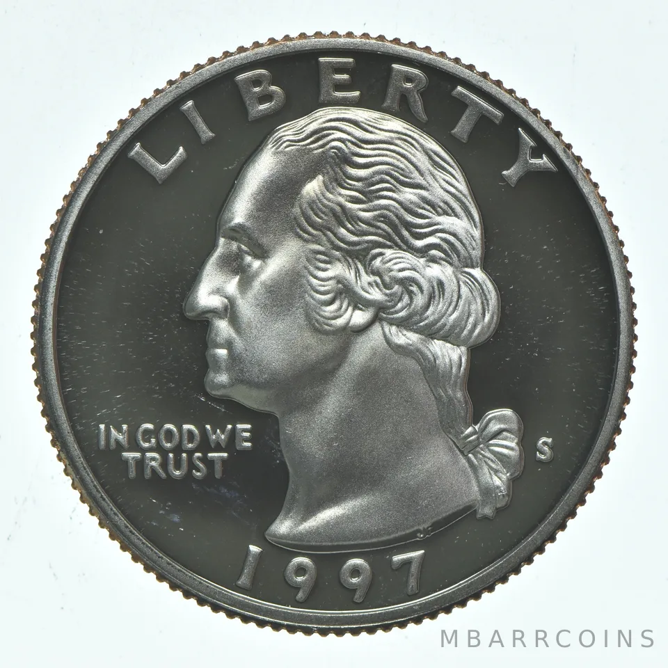 1997-S Washington Quarter CLAD Proof