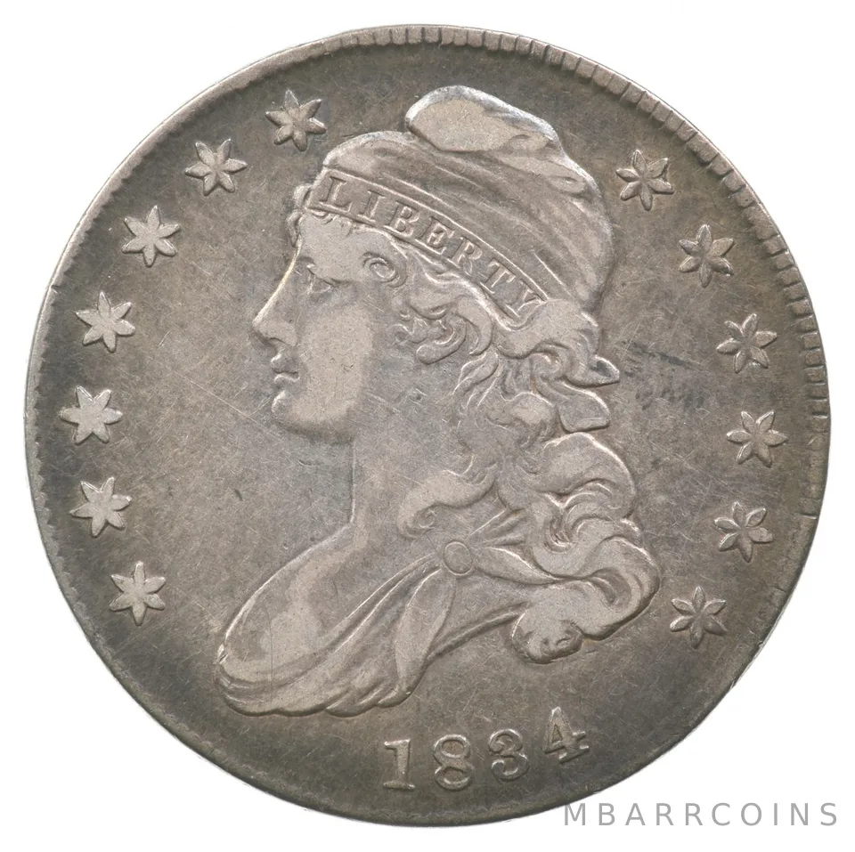 1834 Capped Bust Lettered Edge Half Dollar *7116