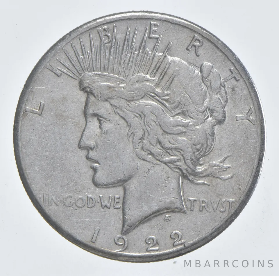 1922-S Peace Silver Dollar Estate Coin Collection *248