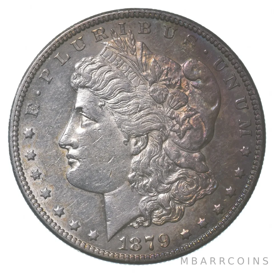 1879-S Morgan Silver Dollar Reverse Rev 78 1878 Top 100 a8558