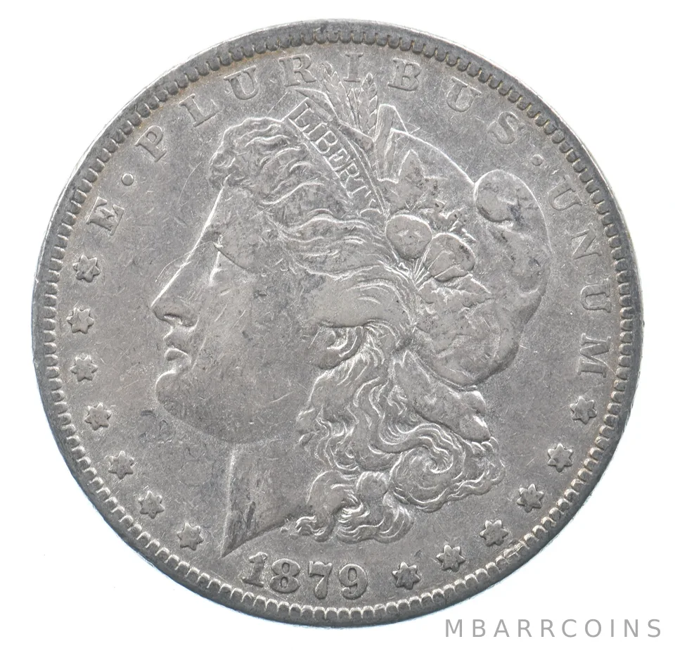 Early - 1879 Morgan Silver Dollar - 90% US Coin *978