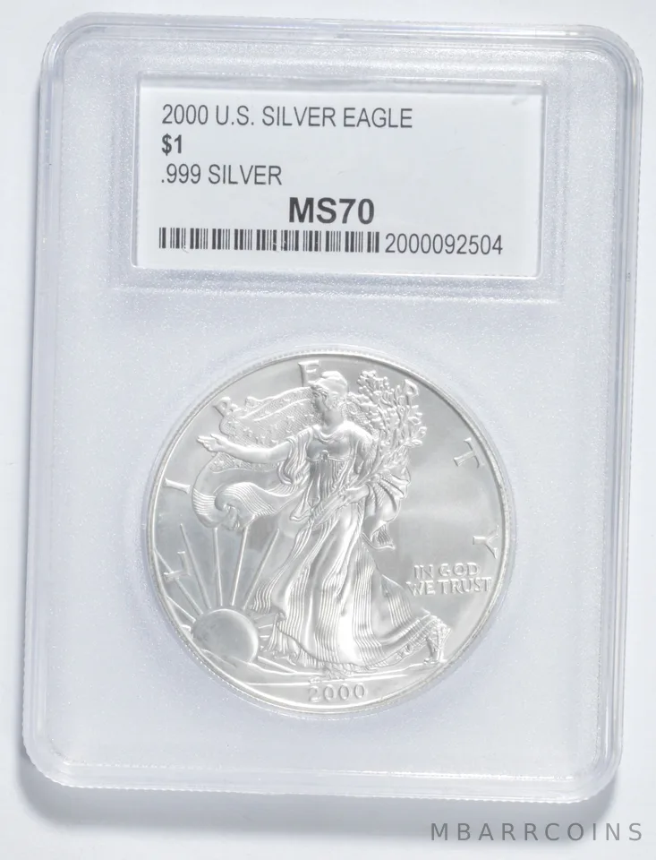 2000 American Silver Eagle - .999 Fine Silver *2870