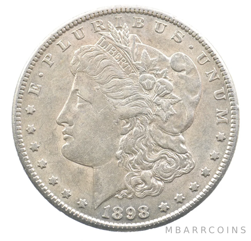 1898-S Morgan Silver Dollar a2496