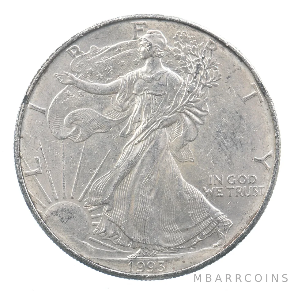 Better Date 1993 American Silver Eagle 1 Troy Oz .999 Fine Silver *691