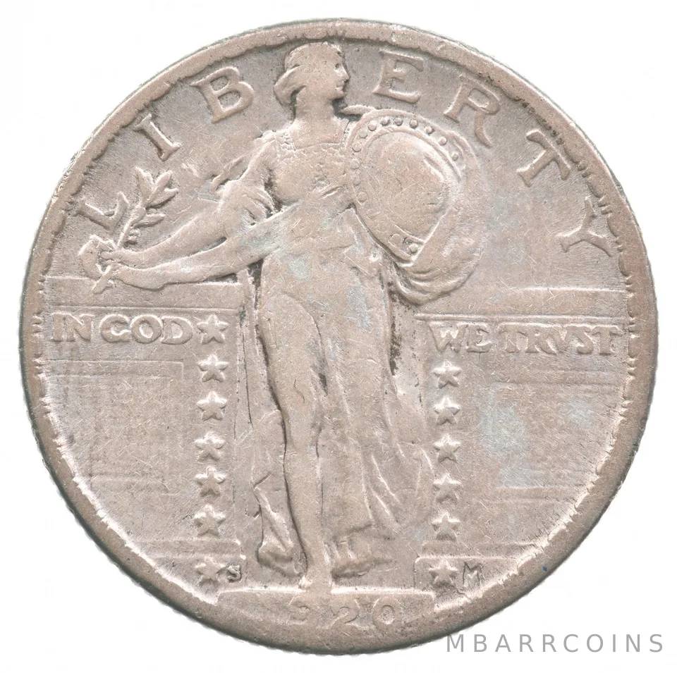 1920-S Standing Liberty Quarter a7357