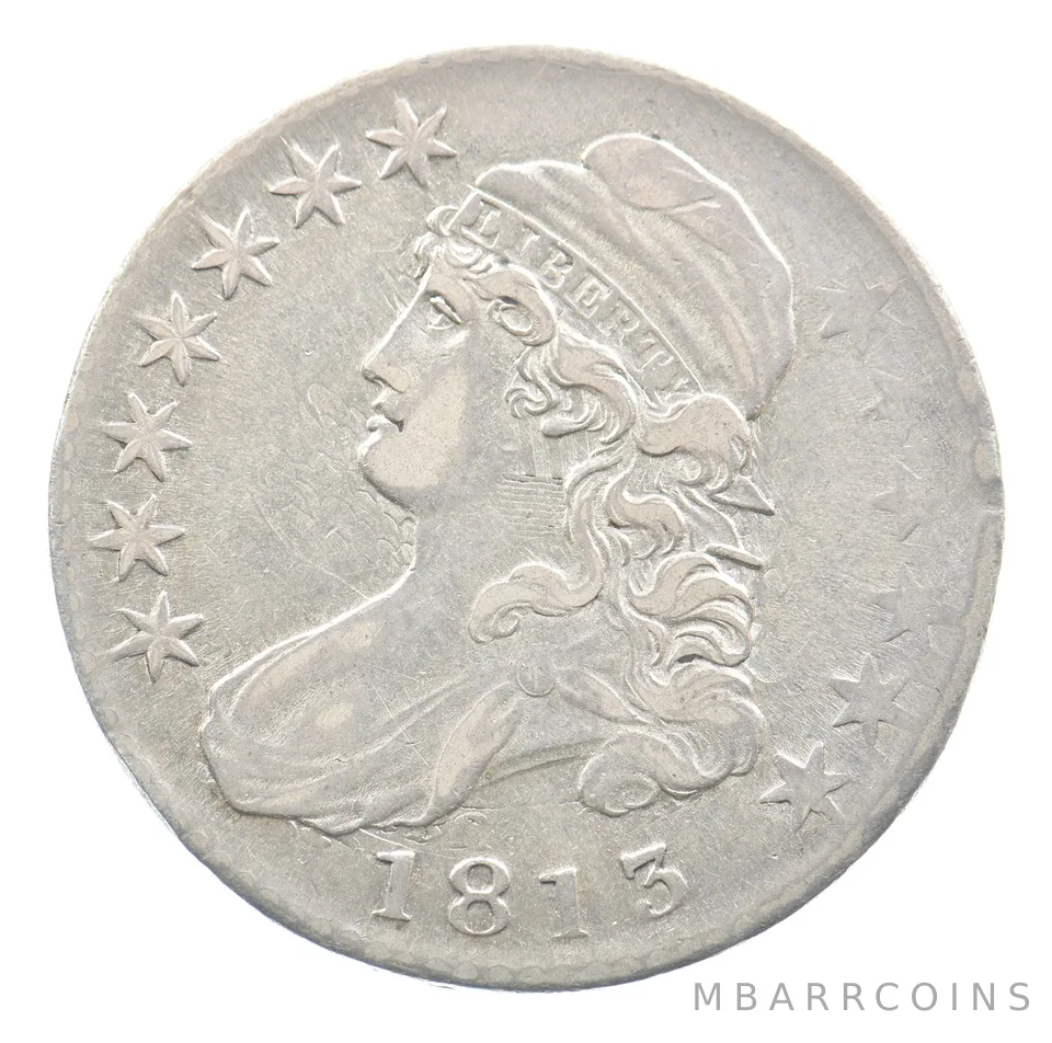 1813 Capped Bust Half Dollar O-109 R3 *5059