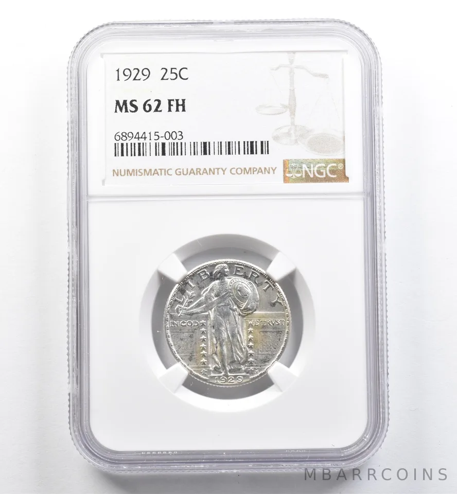 1929 Standing Liberty Quarter MS62 FH NGC *9930