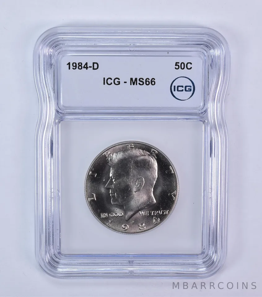 1984-D Kennedy Half Dollar MS66 ICG