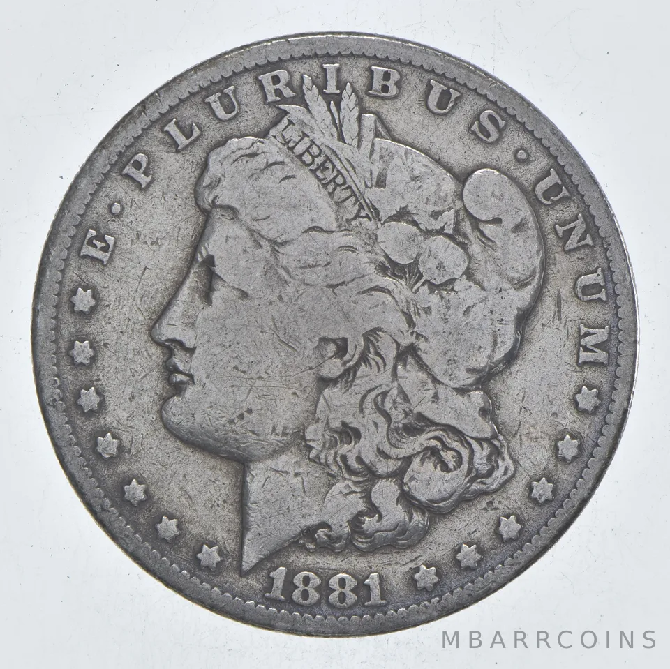 Early - 1881-O Morgan Silver Dollar - 90% US Coin *113