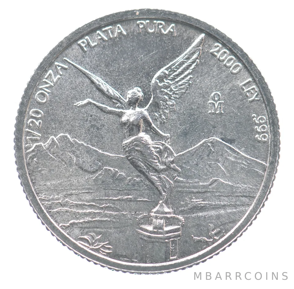 2000 Mo Mexico 1/20 Onza Libertad *8353