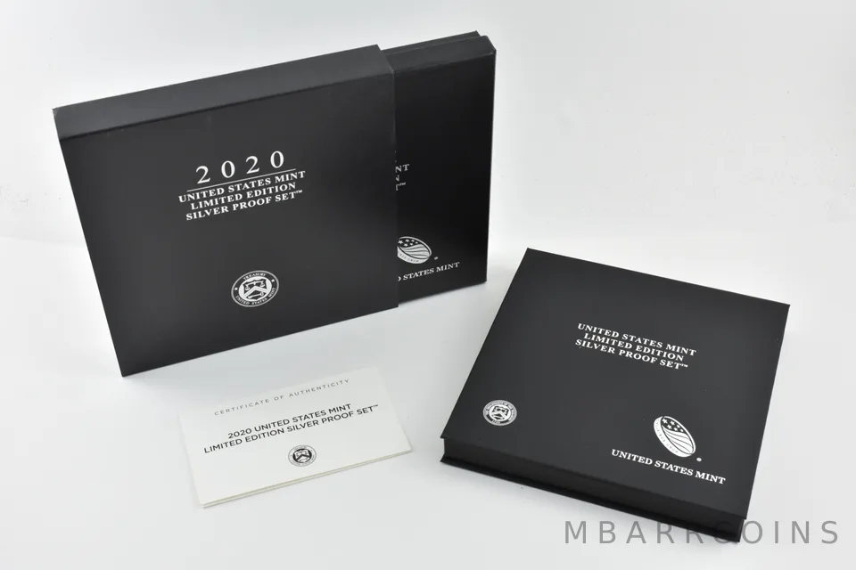 OGP 2020 Limited Edition Silver Proof Set BOX & COA - NO COINS