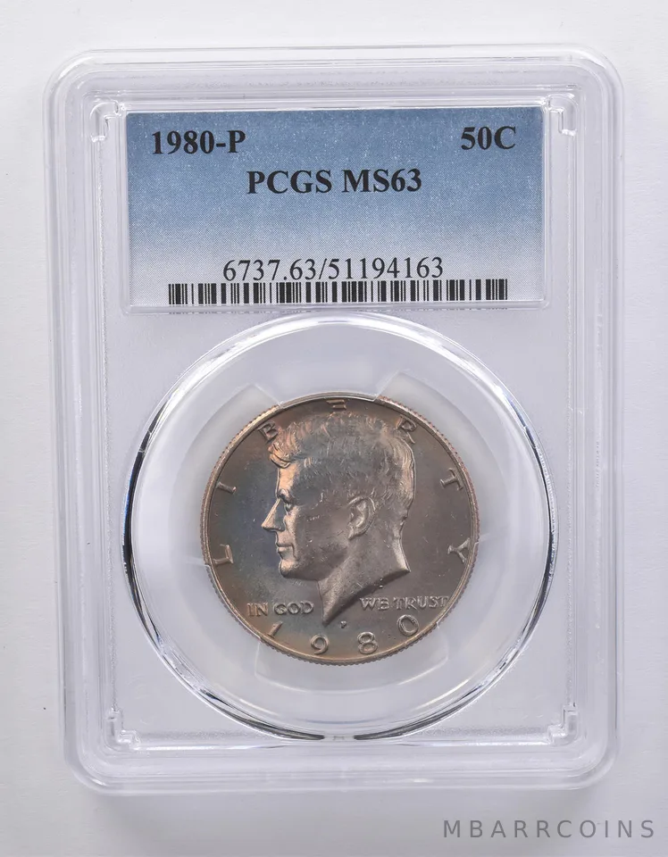 1964 Kennedy Half Dollar MS63 PCGS Beautiful Tone *7193