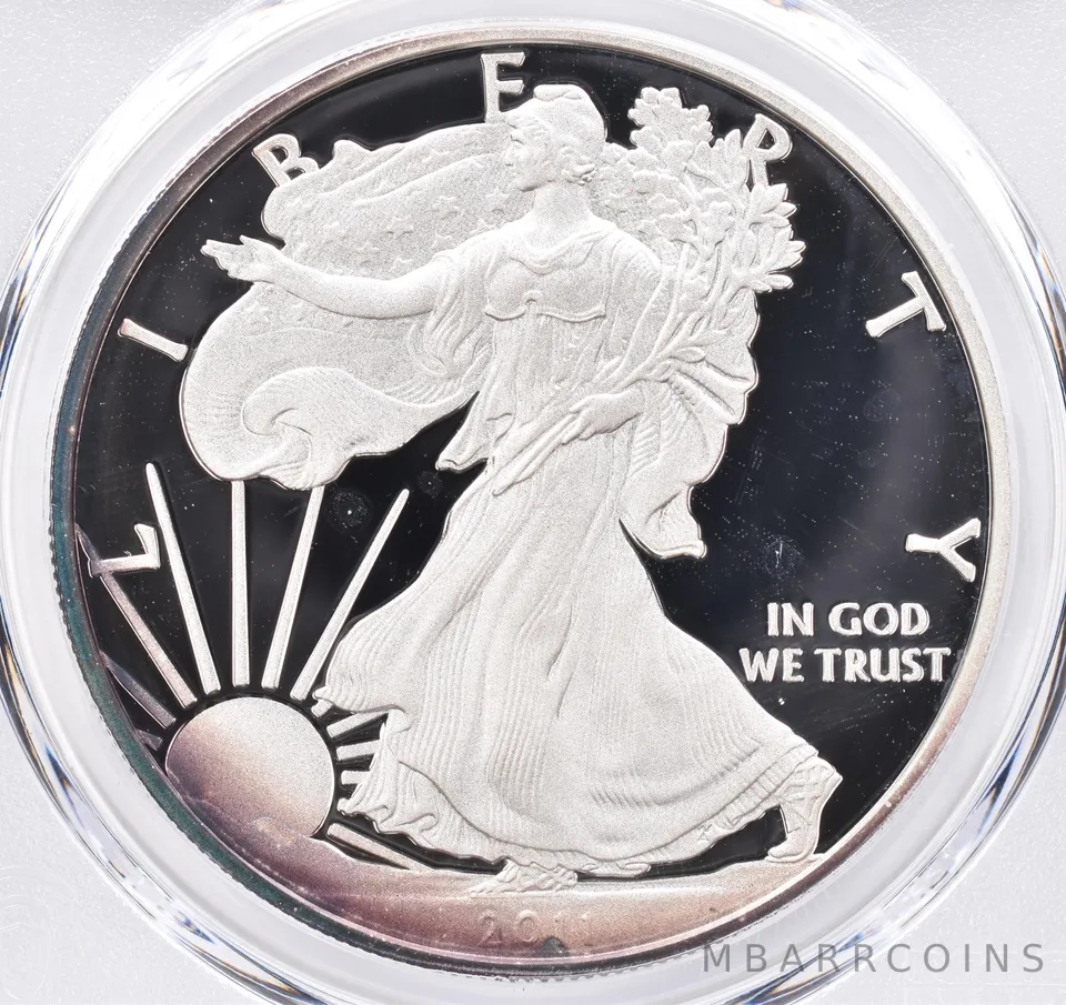 2011-W American Silver Eagle PR69 DCAM PCGS Beautiful Tone *1547
