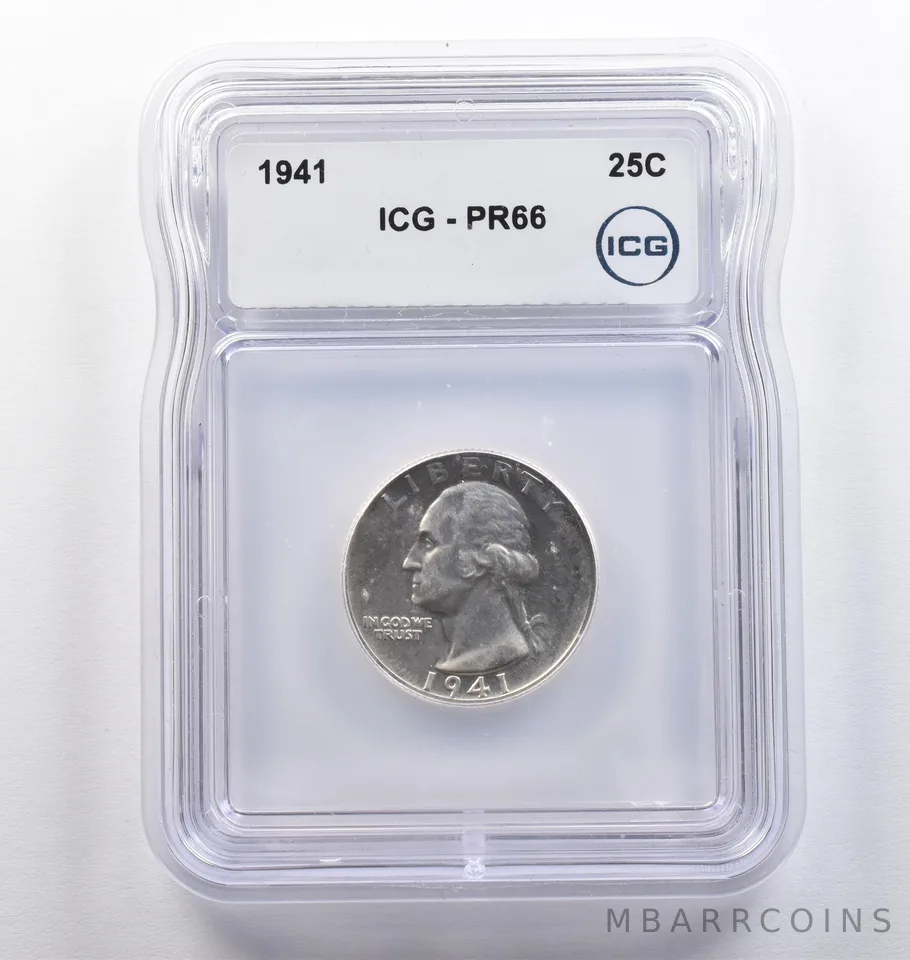1941 Washington Quarter PR66 ICG *4081