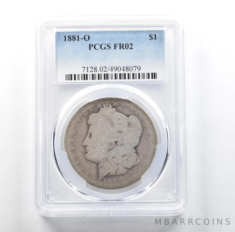 1881-O Morgan Silver Dollar FR02 PCGS Lowball