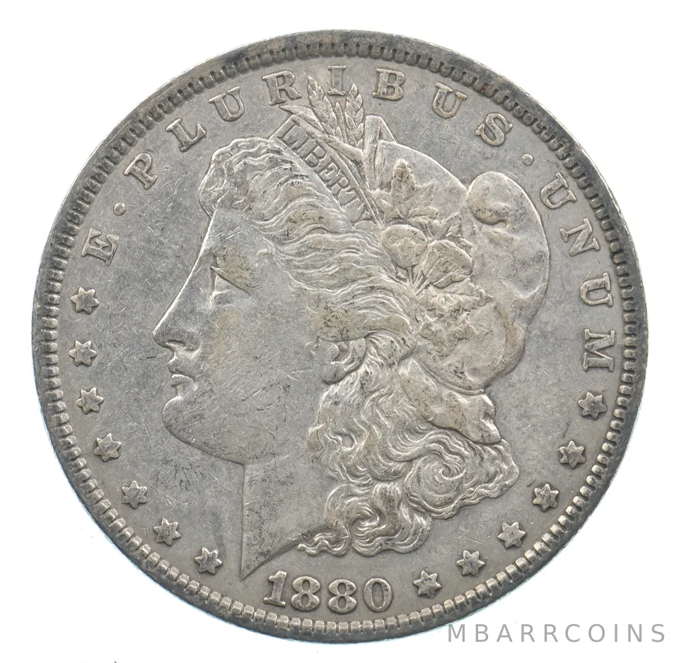 Early - 1880 Morgan Silver Dollar - 90% US Coin *639