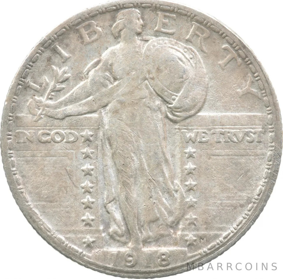 1918 Standing Liberty Quarter *8935