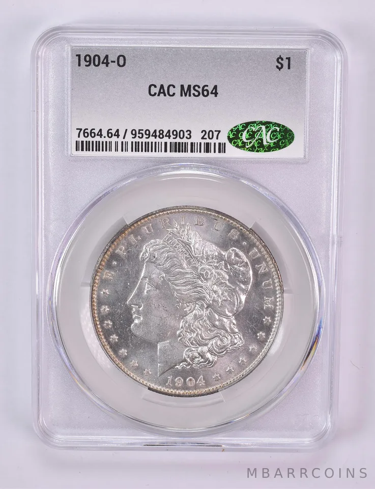 1904-O Morgan Silver Dollar MS64 CAC CACg