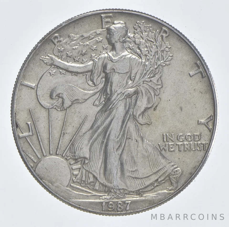 Better Date 1987 American Silver Eagle 1 Troy Oz .999 Fine Silver *025