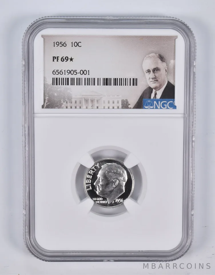 PF69* 1956 Roosevelt Dime NGC *2330