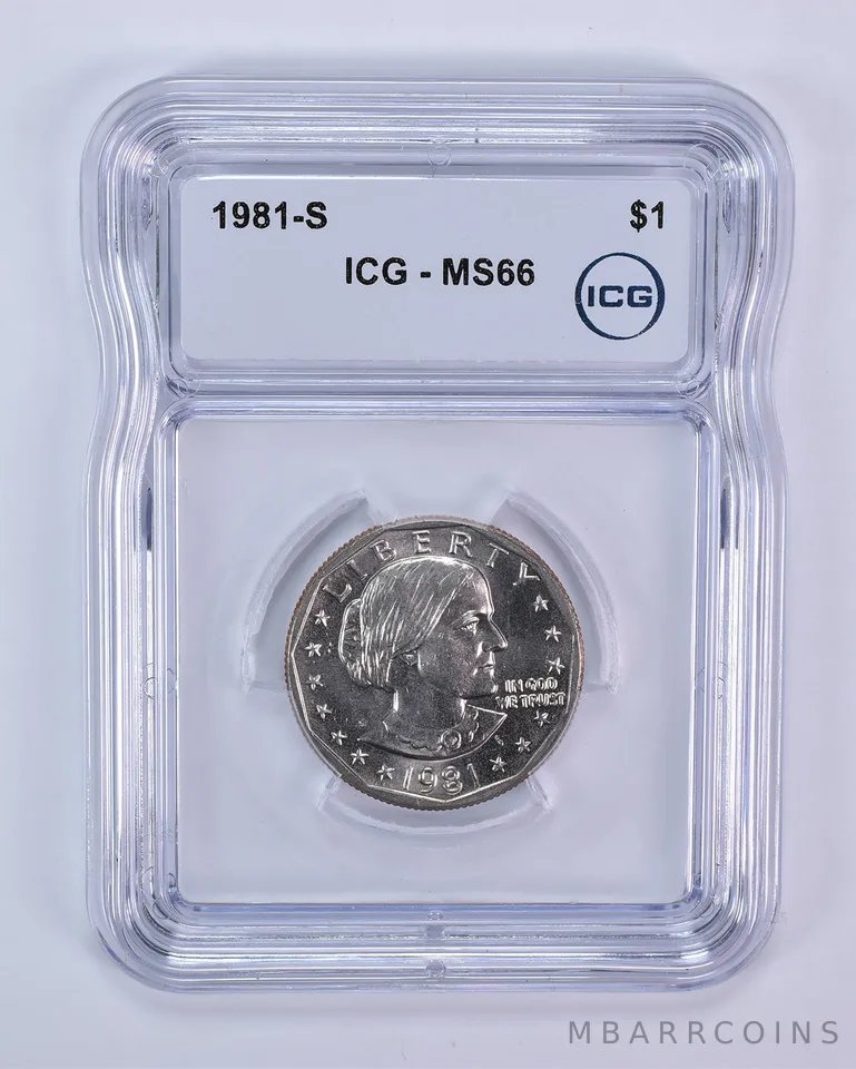 1981-S Susan B Anthony $1 MS66 ICG