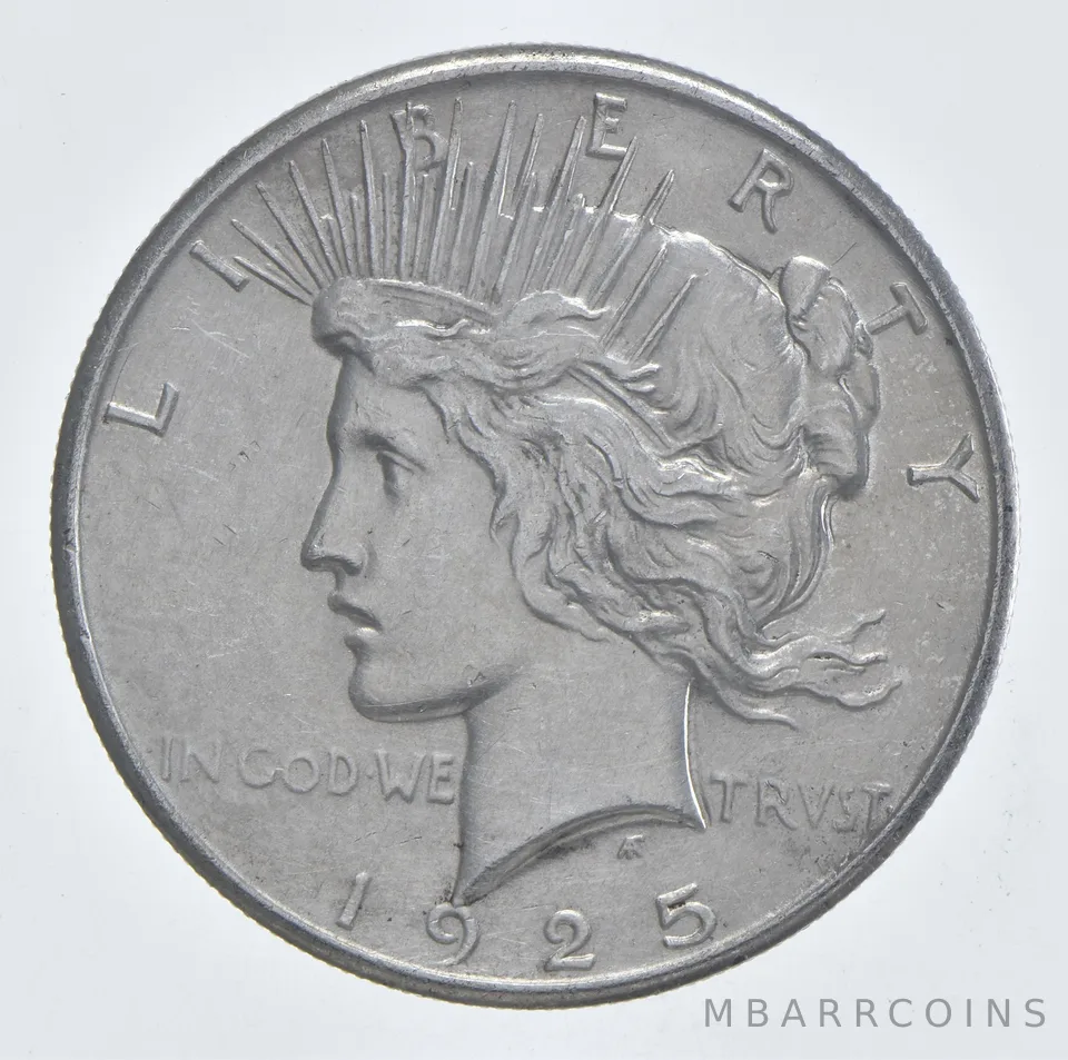 1925 Peace Silver Dollar Estate Coin Collection *244