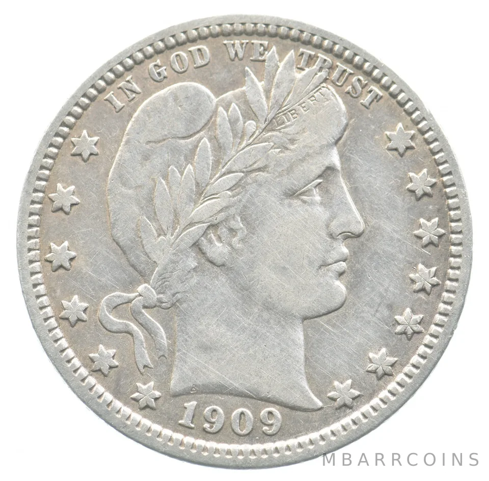 1909-D Barber Quarter *4777