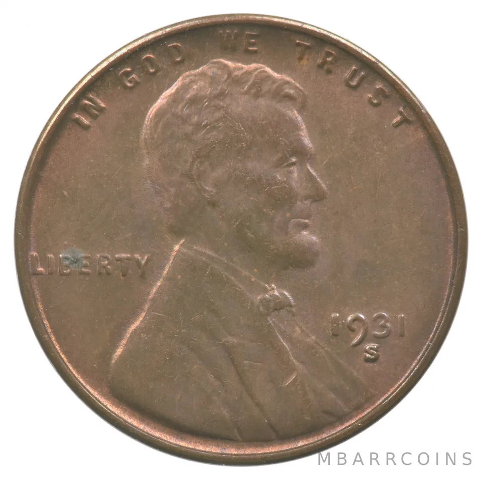 1931-S Lincoln Wheat Cent *6841