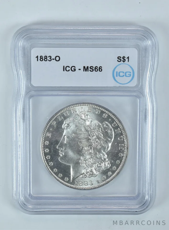 1883-O Morgan Silver Dollar MS66 ICG