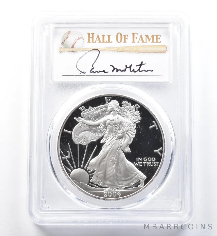 2004-W American Silver Eagle Paul Molitor PR70 DCAM PCGS *1269