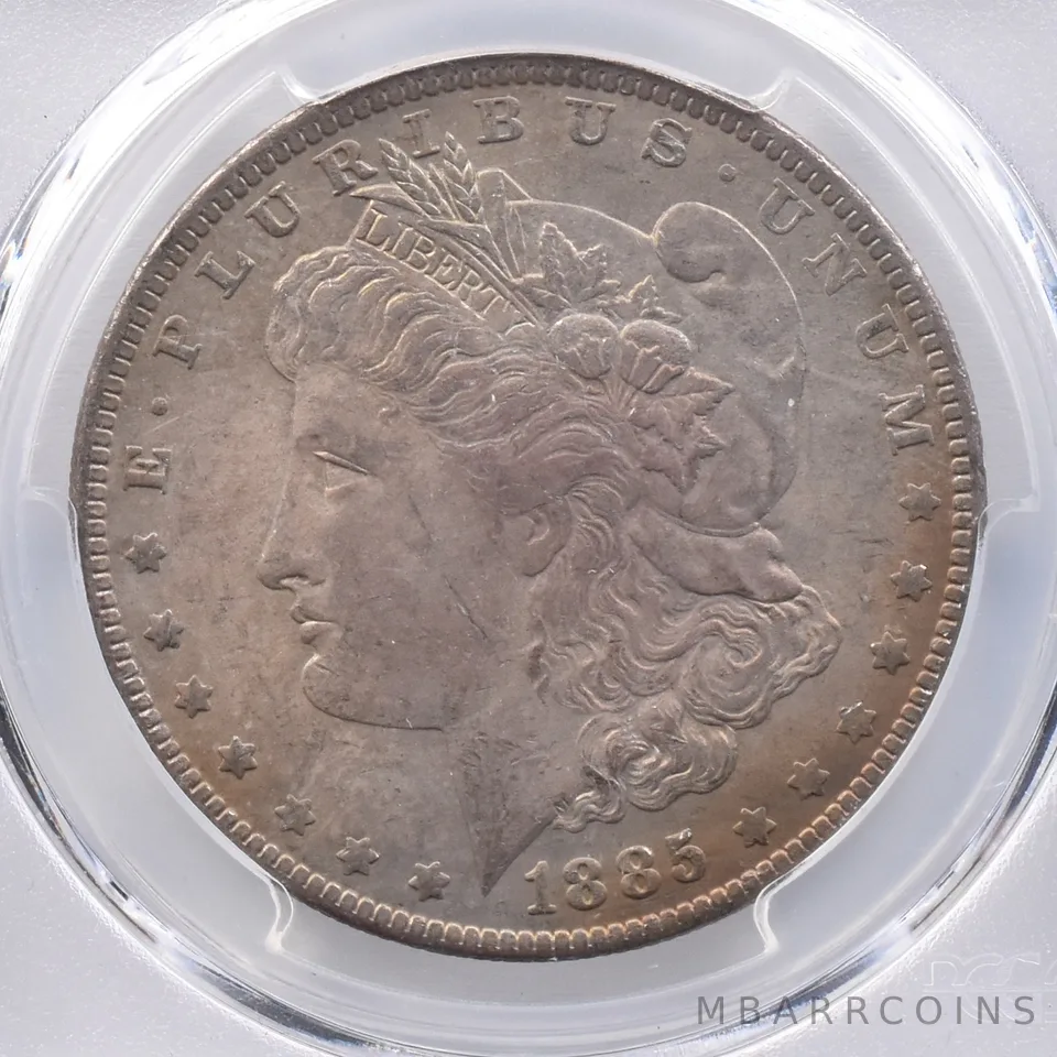 1885-O Morgan Silver Dollar MS64 PCGS Beautiful Tone *2380