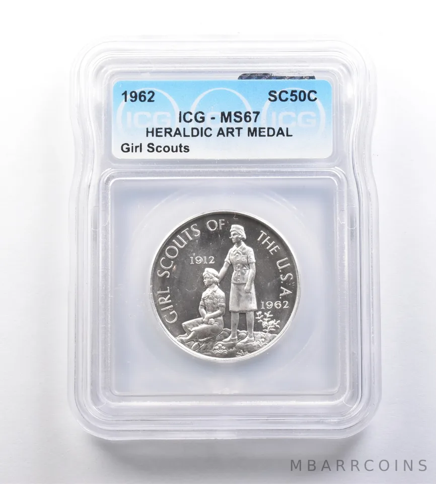 1962 So-Called Half Dollar Girl Scouts MS67 ICG *7198