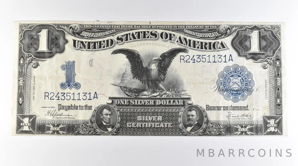 1899 $1 United States Black Eagle Silver Certificate Large Note FR#236 *0681