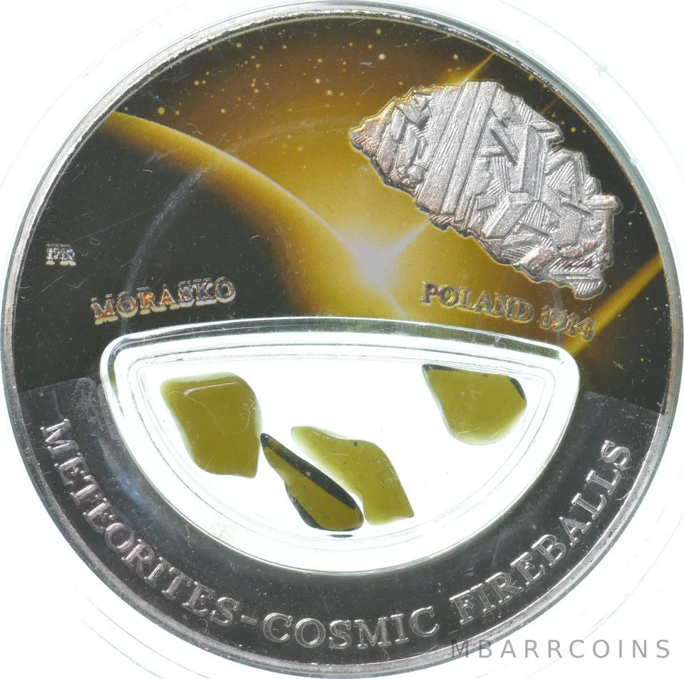 2013 Fiji 10 Dollars Meteorites Cosmic Fireballs *8727