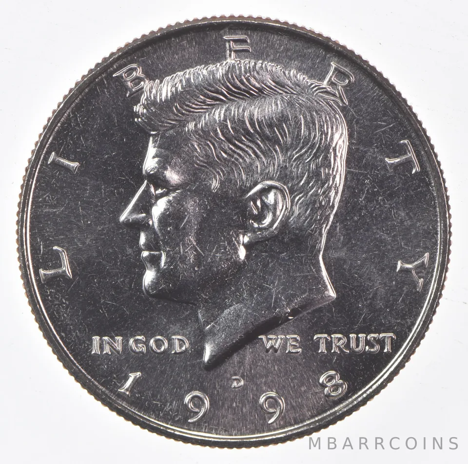 1998-D Kennedy Half Dollar Clad Unc