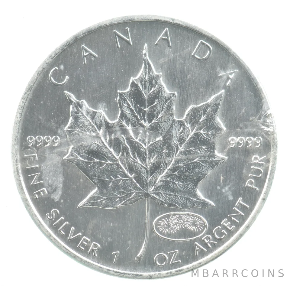 1999 Canada 5 Dollars Silver Maple Leaf 1 Oz Silver *6400