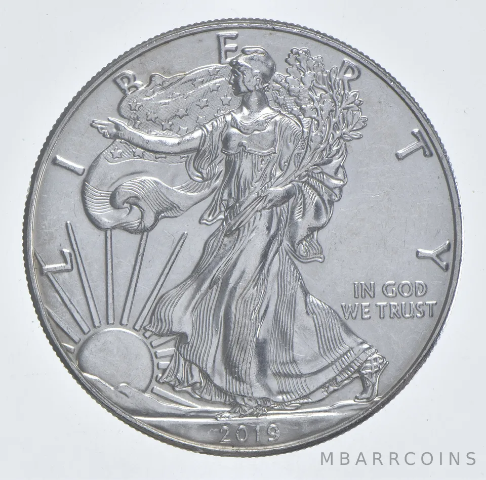 Better Date 2019 American Silver Eagle 1 Troy Oz .999 Fine Silver *573