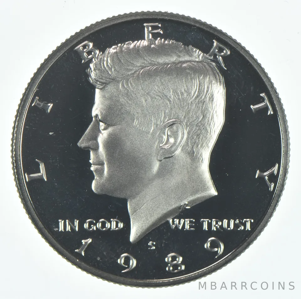 1989-S Kennedy Half Dollar CLAD Proof