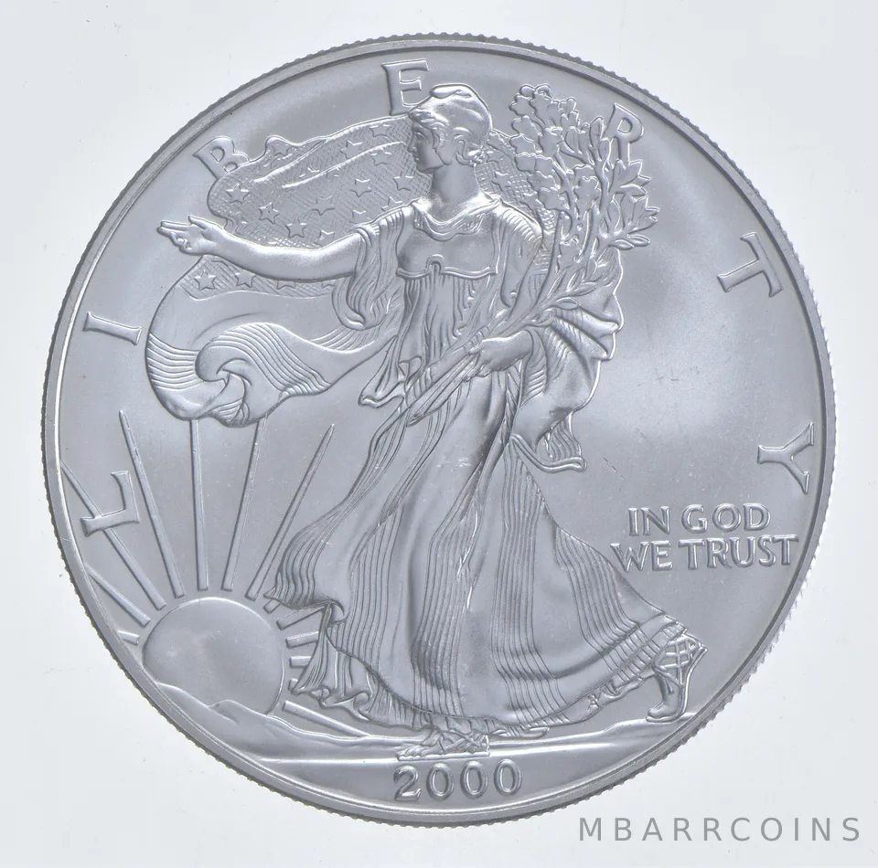 Better Date 2000 American Silver Eagle 1 Troy Oz .999 Fine Silver *616