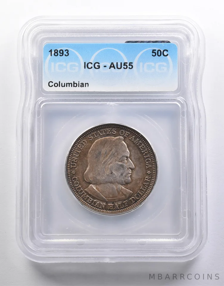 1893 Columbian Exposition Half Dollar AU55 ICG *6566