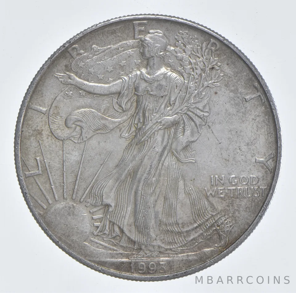 Better Date 1993 American Silver Eagle 1 Troy Oz .999 Fine Silver *010