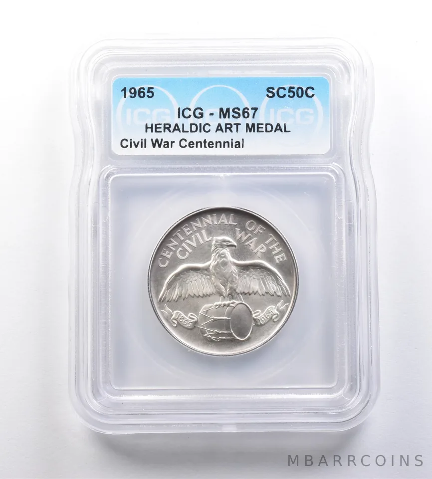 1965 So-Called Half Dollar Civil War Centennial MS67 ICG *7223