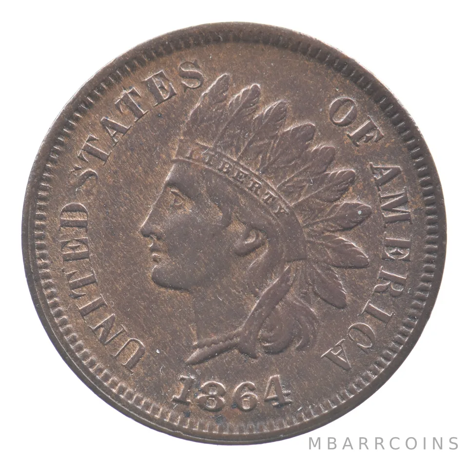 1864-L Indian Head Cent Bronze *9061