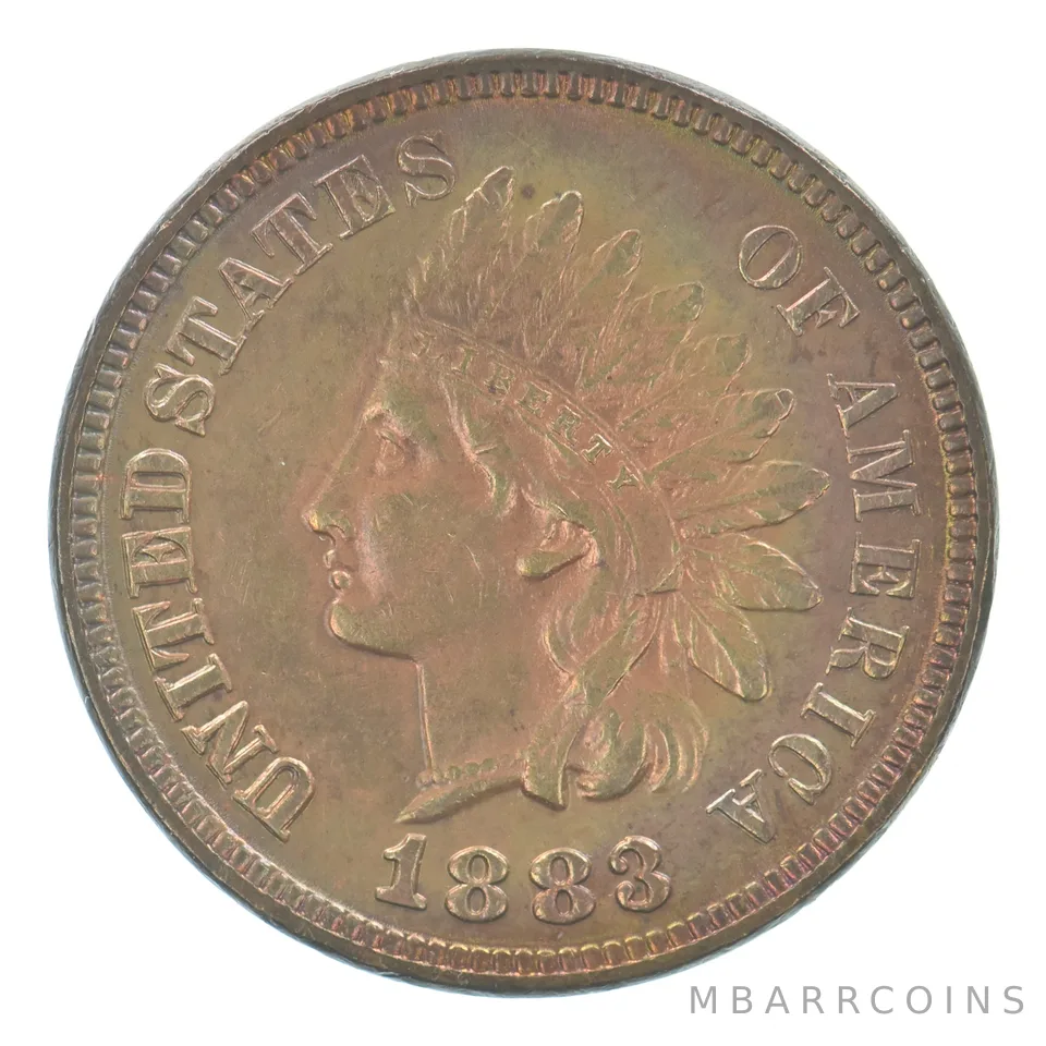1883 Indian Head Cent Beautiful Tone *4197