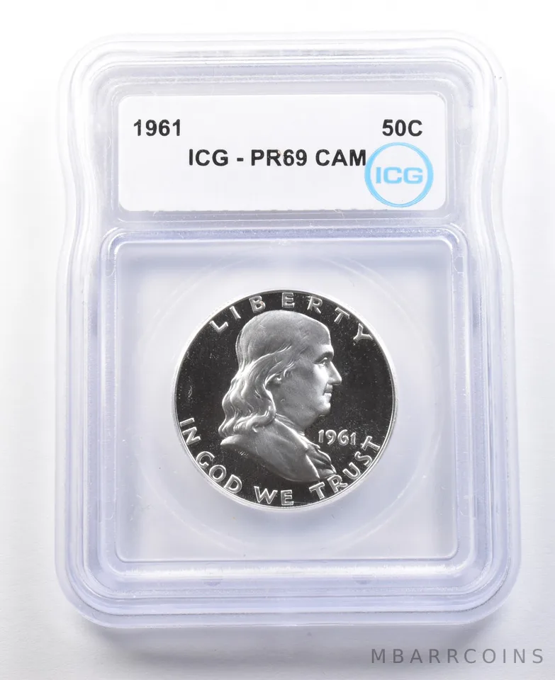 1961 Franklin Half Dollar PR69 CAM ICG *2891