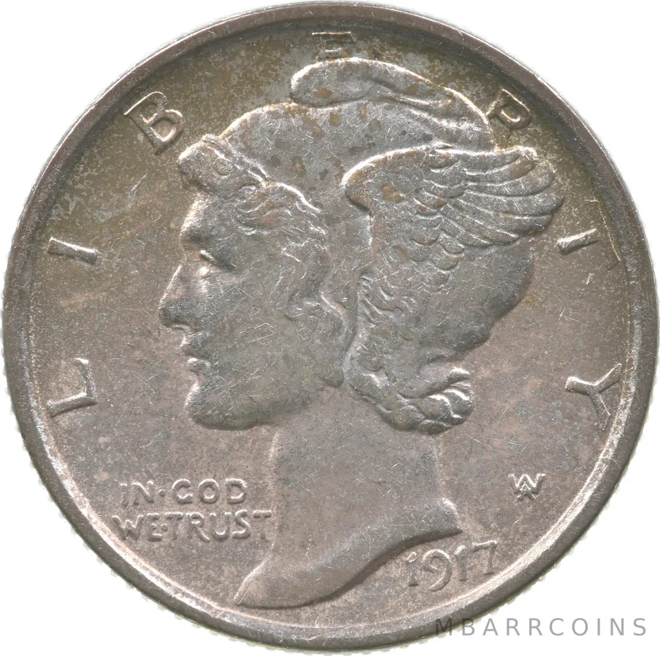 1917-S Mercury Dime *2946