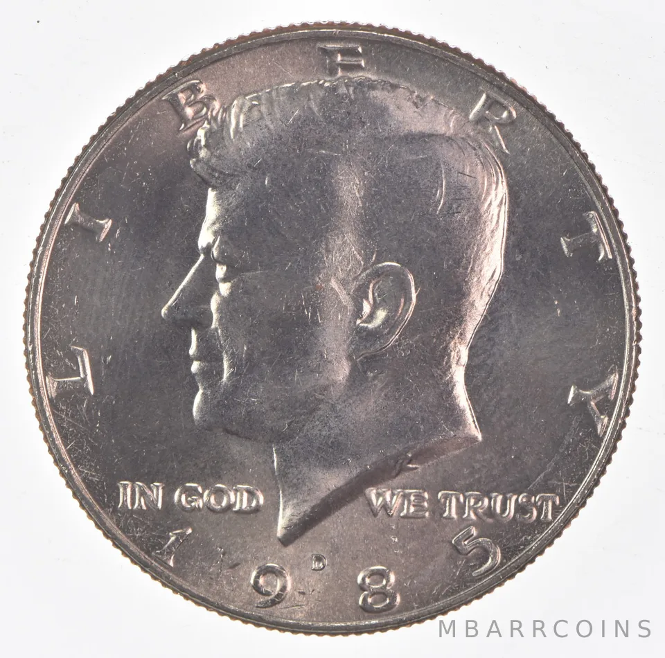1985-D Kennedy Half Dollar Clad Unc
