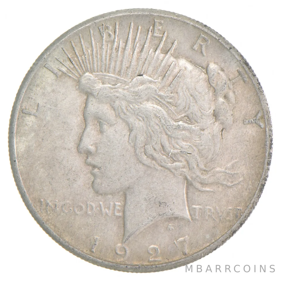 1927 Peace US Silver Dollar - 90% Philadelphia Minted