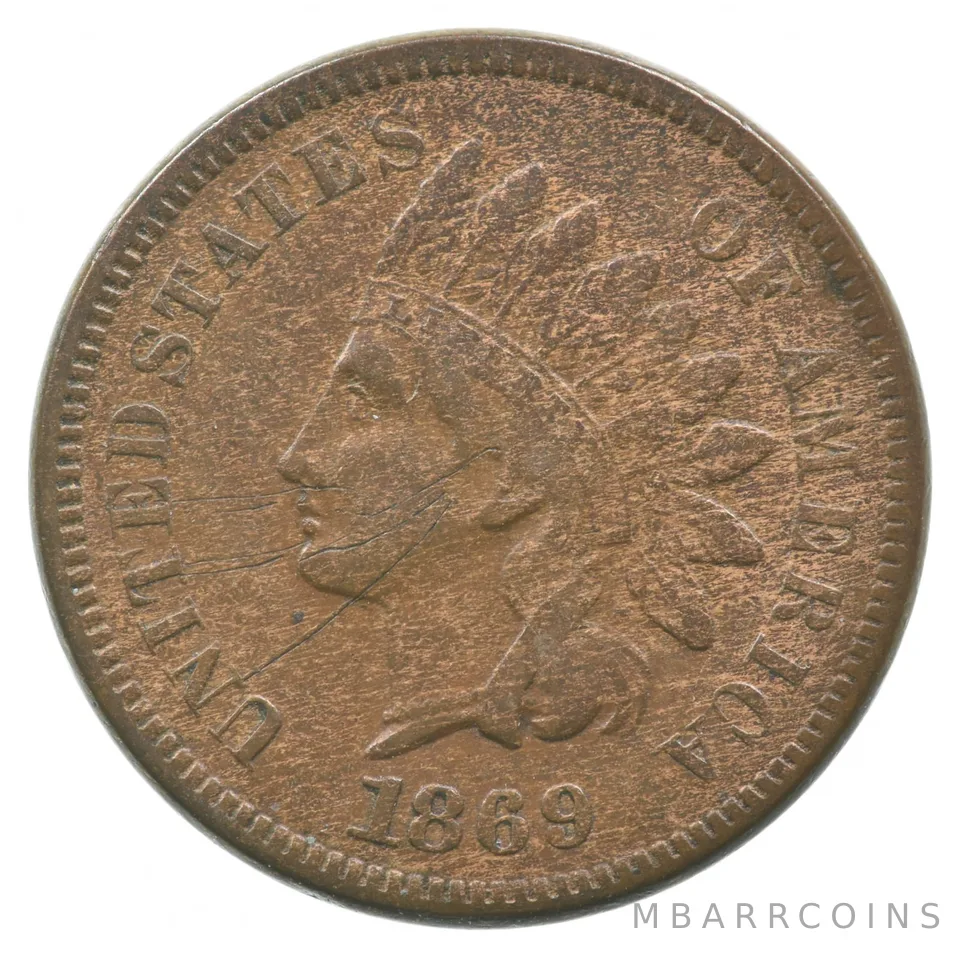 1869 Indian Head Cent *7194