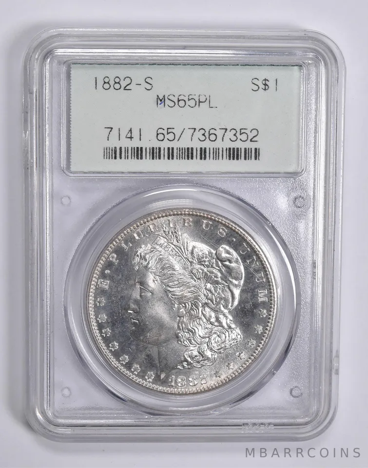 MS65 PL 1882-S Morgan Silver Dollar PCGS OGH Upgrade? *0500